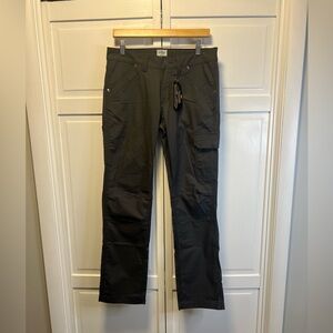 NWT Ridgecut Toughwear Women’s Ultra Work Pant Size Women’s 8 Color Dark Gray